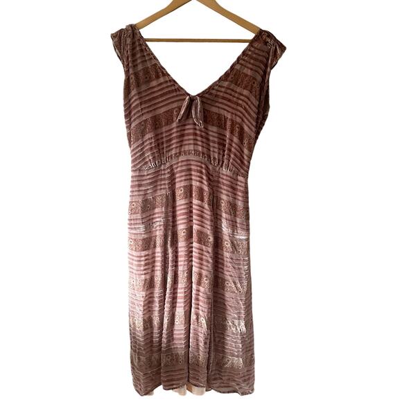 Marc Jacobs Blush Pink Velvet Burnout Dress Size 8 NEW WITH TAGS - Picture 1 of 10